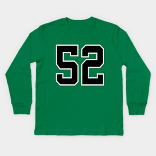 Number 52 Kids Long Sleeve T-Shirt